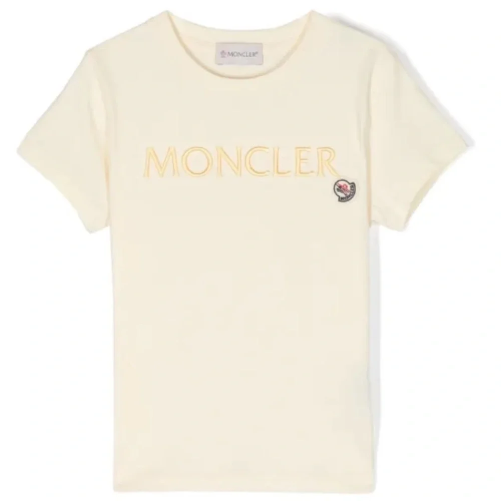 Moncler embroidered-logo cotton T-shirt, Size XS/ 14y - Picture 1 of 9